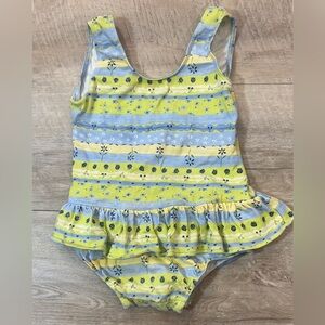 Talbots Kids Cotton/Spandex One Piece Swimsuit Size 24 M